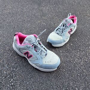 New Balance 627 Suede Steel Toe 'Light Grey Pink' - Women sz 9.5